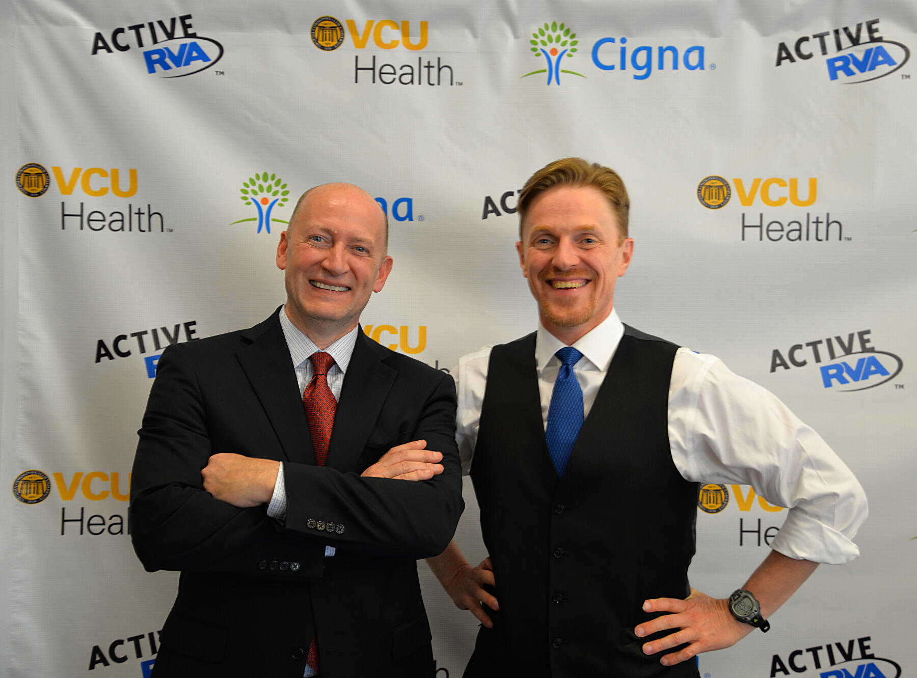 Hernando Mississippi Mayor Chip Johnson and Active RVA Director Jeff McIntyre at the Active RVA Summit.