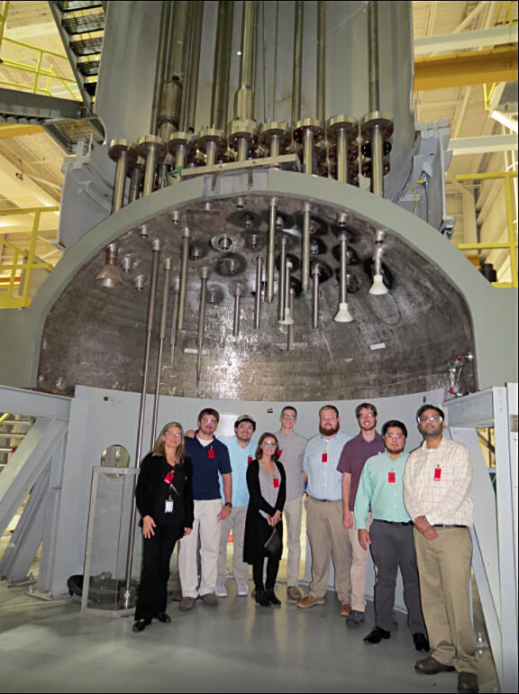 Areva hosted VCU nuclear engineering students for tours of its Lynchburg, Va., training facilities.