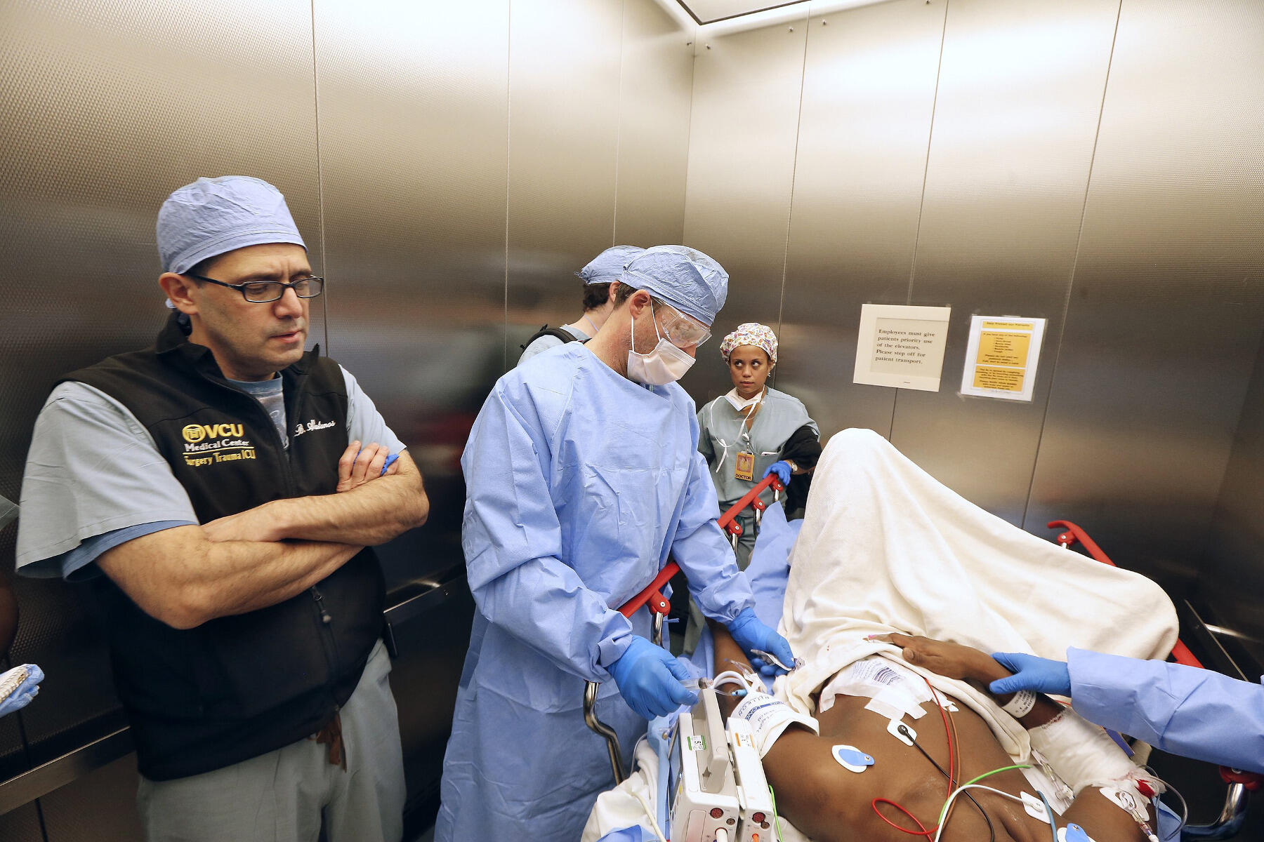 “Just like we were frustrated about the number of kids who we were treating for violence-related injuries in the emergency room, the Richmond police were equally frustrated about the number of young kids who they were arresting and sending to jail only for them to get out and be re-arrested,” said VCU Trauma Center Medical Director Michel Aboutanos, M.D.
<br>Photo courtesy of the Richmond Times-Dispatch.