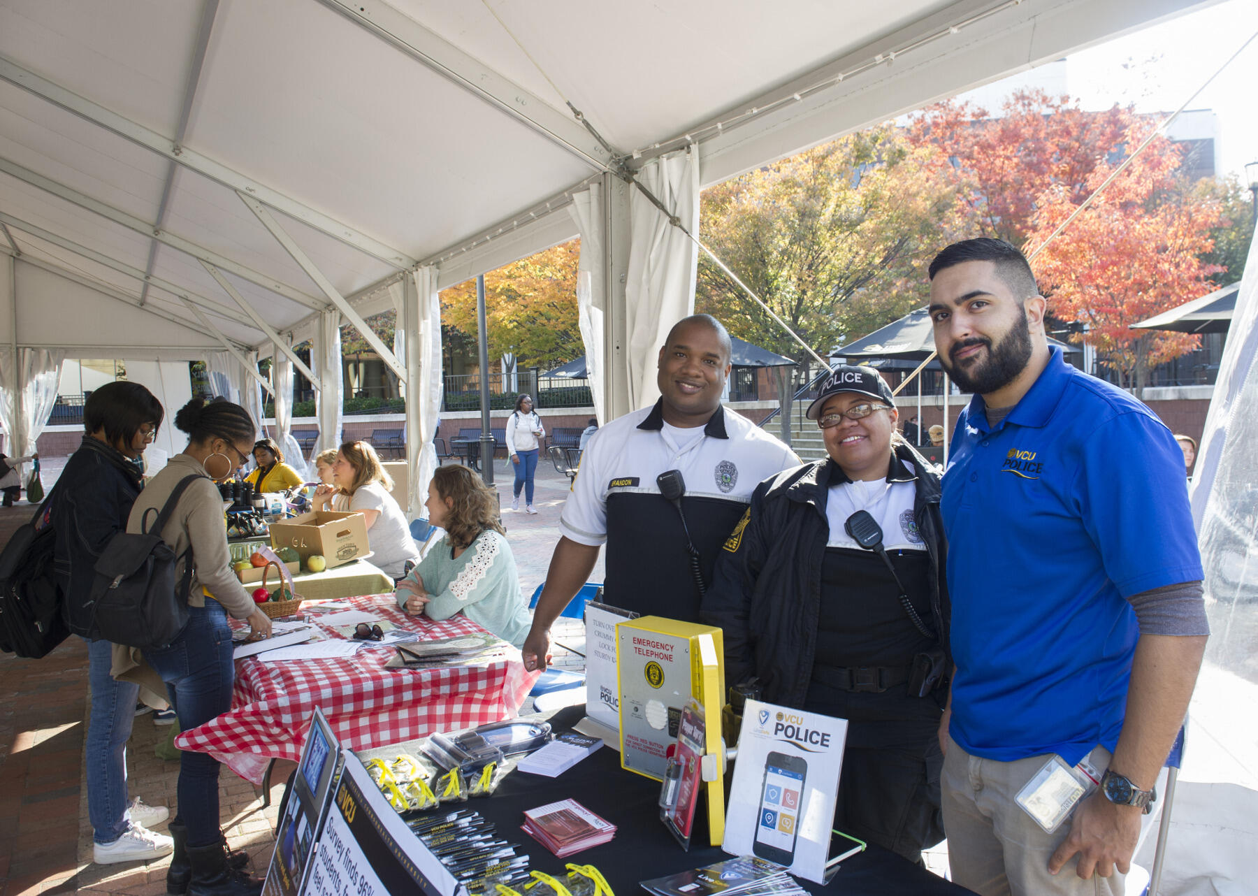 VCU Police at Campus Sustainability Day 2015.