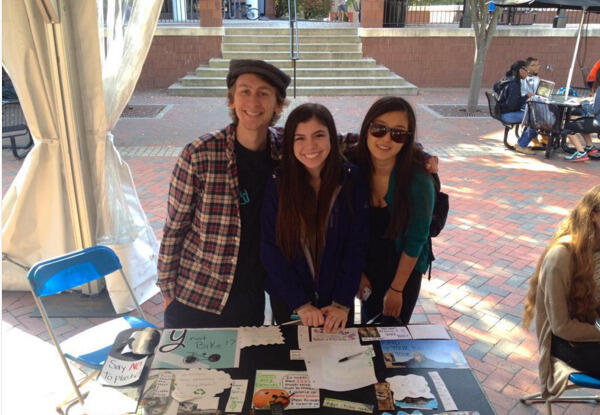 Green Unity members at VCU Campus Sustainability Day 2015.
<br>Photo courtesy Green Unity