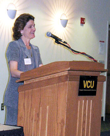 Roberta (Bobbie) O’Donnell received the Amy Rosenblum Award.  O’Donnell has been employed with the Henrico County Department of Social Services for the past 25 years and has served as a field instructor for master of social work students at VCU.  Rosenblum was a faculty member with the School of Social Work for 25 years and when she retired in May 2005, she worked with the school to establish an endowment for field instructors.  The School of Social Work also honored Julie Maitland of William Byrd Community House, Helena Deligt of the Daily Planet and the Chris Carson of the Greater Richmond YWCA.