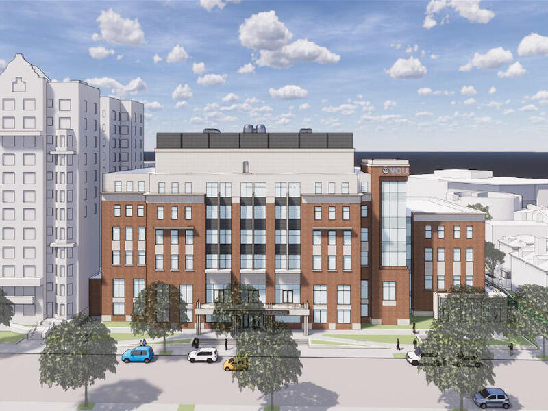 A rendering of the College of Humanities and Sciences’ new 168,000-square-foot STEM building.
