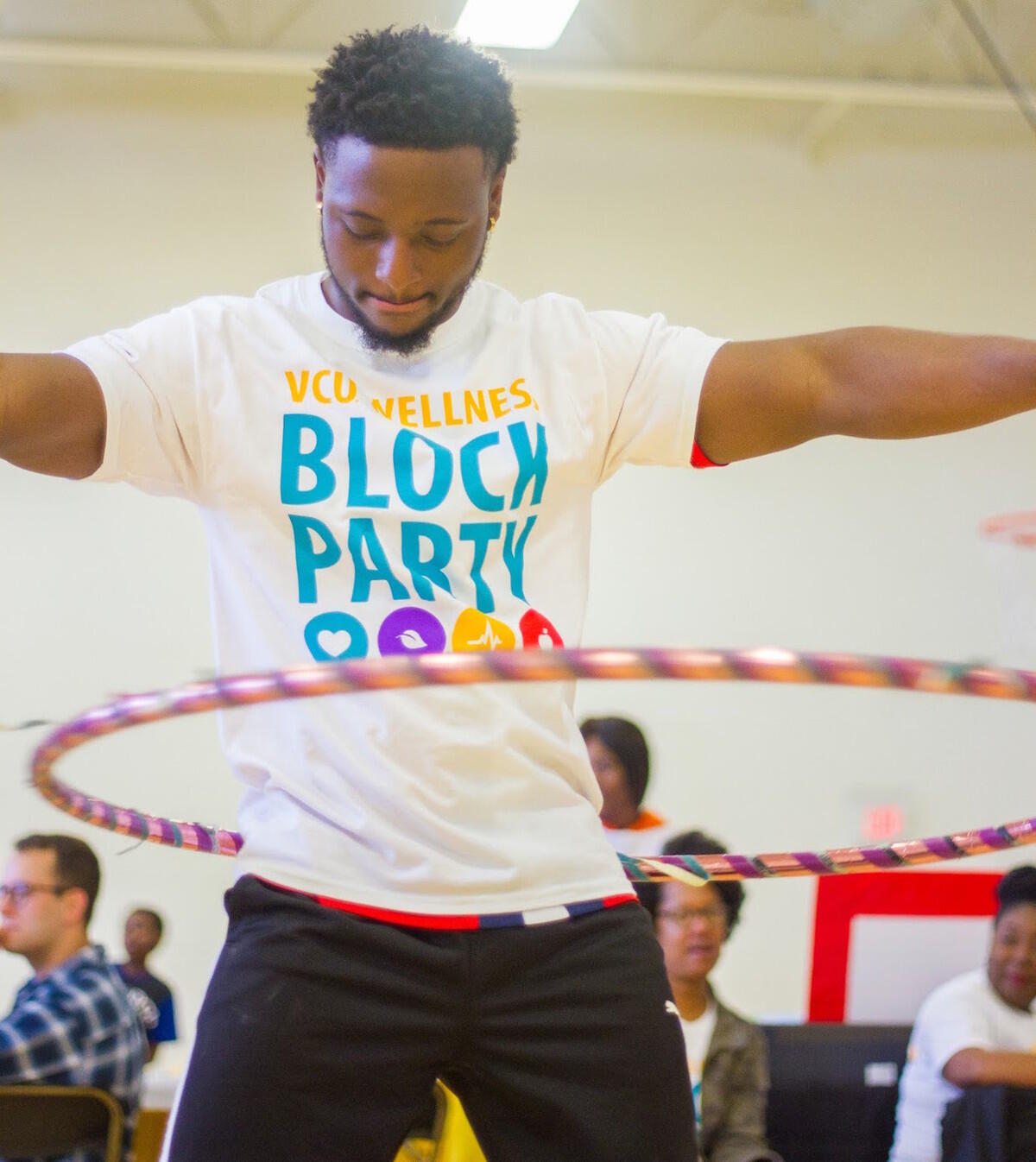 More than 80 students from a range of academic disciplines volunteered at the 11th annual VCU Wellness Block Party on March 24.