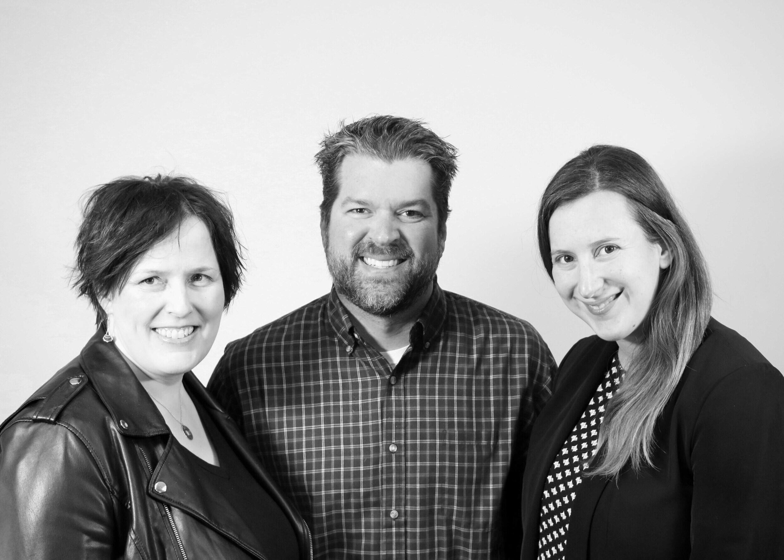Jeanine Guidry, Ph.D., assistant professor of public relations, Jay Adams, an assistant professor of advertising, and Nicole O’Donnell, Ph.D., an assistant professor of public relations. (Contributed photo)