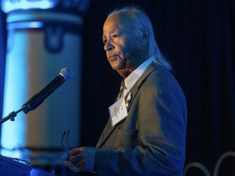Stephen R. Adkins, a VCU alum, is chief of the Chickahominy Indian Tribe. (Photo by Pat Jarrett, Virginia Humanities)