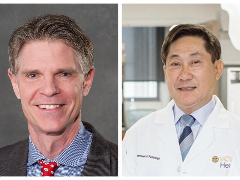 Jason Reed, Ph.D., and Youngman Oh, Ph.D., were named senior members of the National Academy of Inventors on Feb. 20.