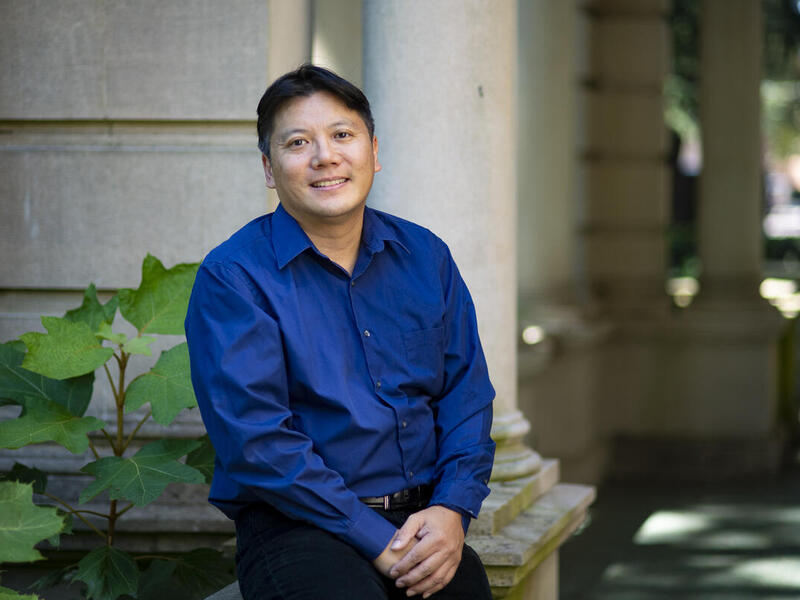 Victor Tan Chen, Ph.D., an associate professor of sociology, studies economic inequality, labor movements and trends around unions in the U.S., where union support is rising while union membership is at an all-time low.  (Tom Kojcsich, Enterprise Marketing and Communications)