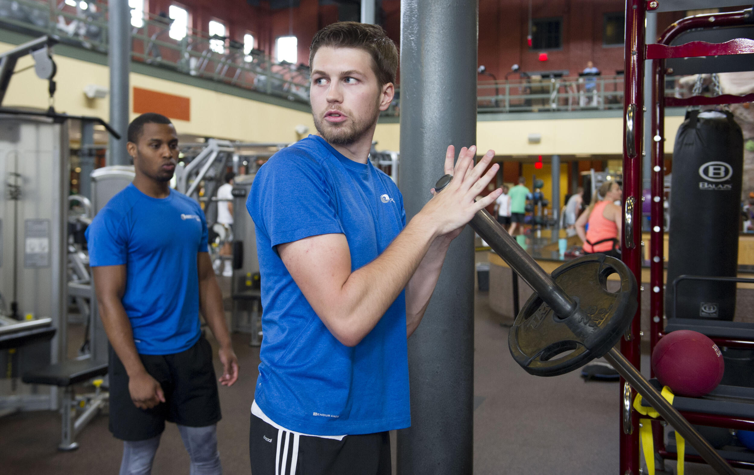 For Imthurn, the gym is a second home, a place where people come to improve and grow. “Exercise is such a beneficial thing," he said. "I have a purpose here, and that is to help somebody be better.” (Julia Rendleman, University Marketing)