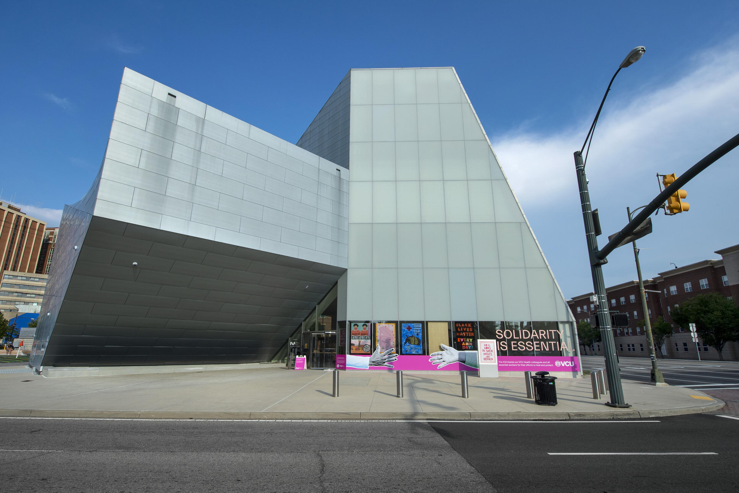 The Institute for Contemporary Art as viewed from Belvidere Street.