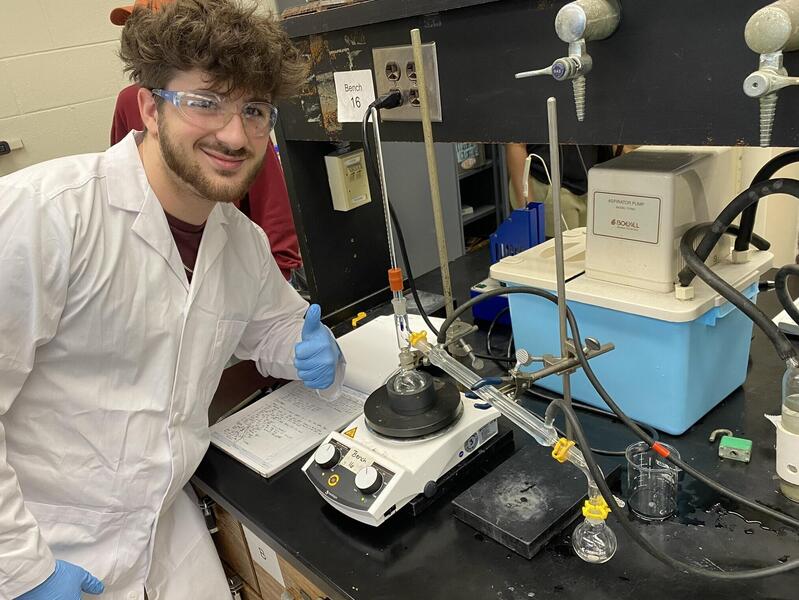 Zachary Hodgen’s lifelong goal of becoming a doctor has led him to a research lab at the University of Virginia this summer where he is researching worms that might offer insight into human biology. (Contributed photo)