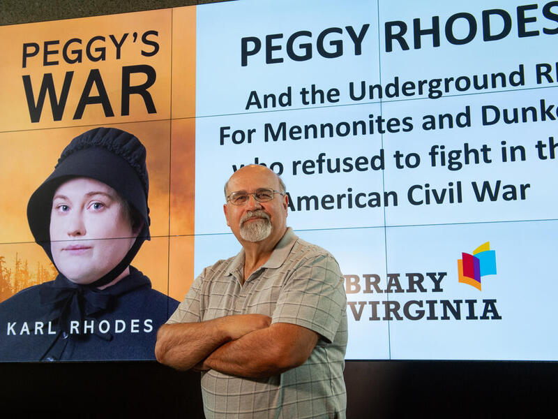 Karl Rhodes, author of the novel “Peggy’s War,” is a 1983 graduate of VCU, where he majored in mass communications with a news-editorial concentration. (Thomas Kojcsich, Enterprise Marketing and Communications)