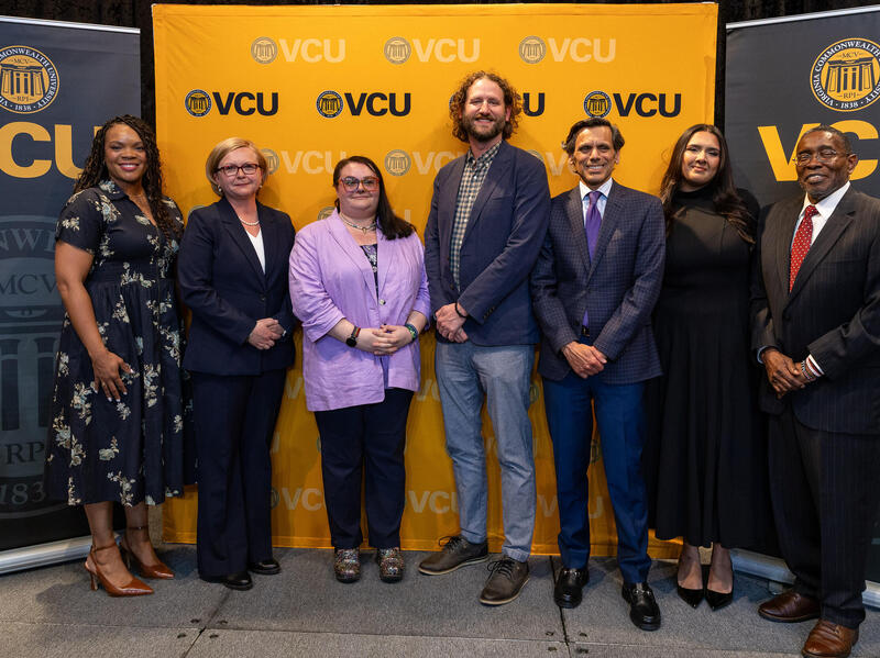 A group photo of seven people 