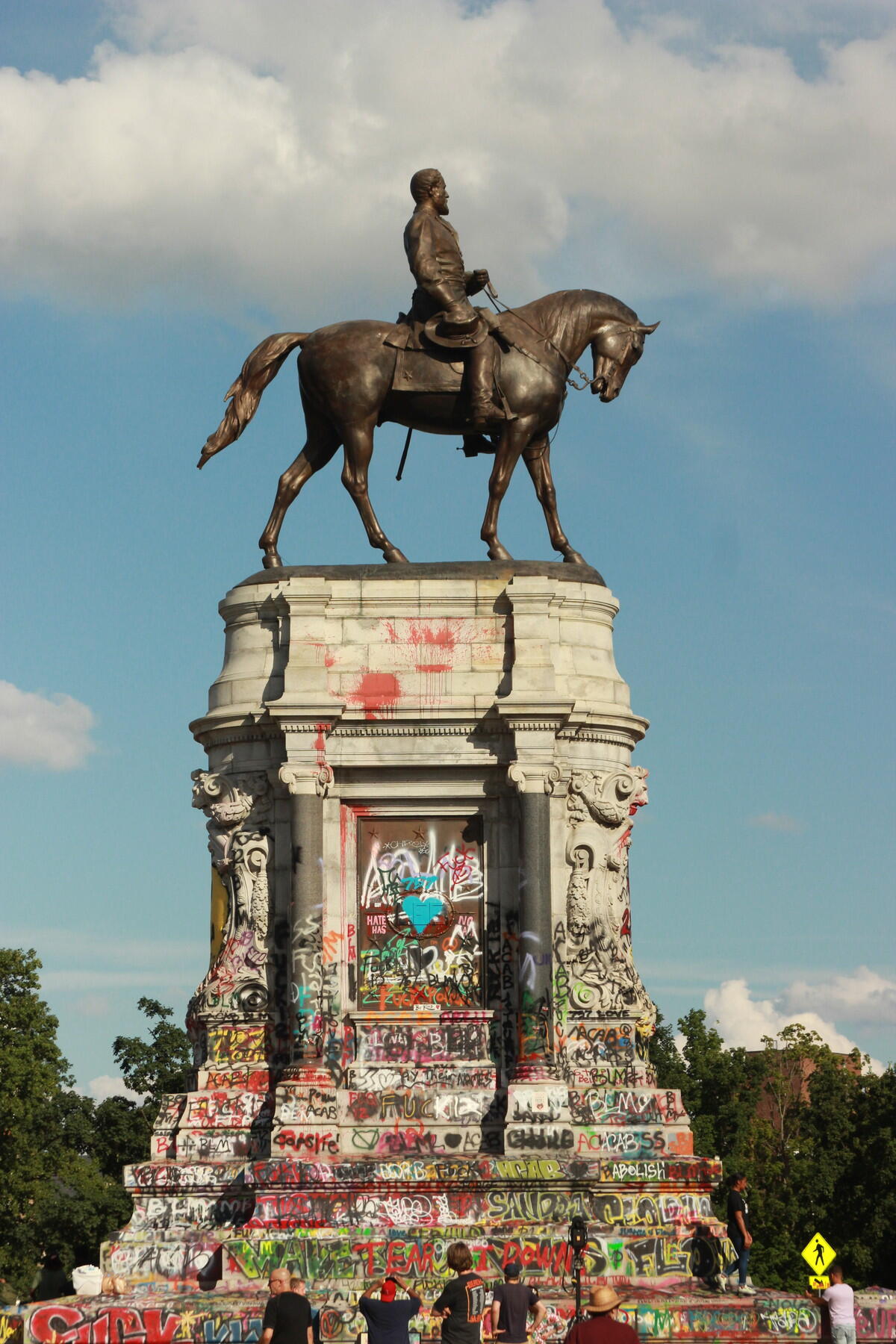The Robert E. Lee monument in Richmond, Virginia.