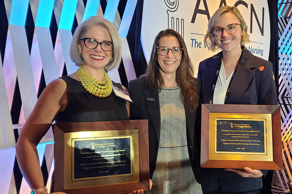 VCU School of Nursing and VCU Health honored with national award for ...