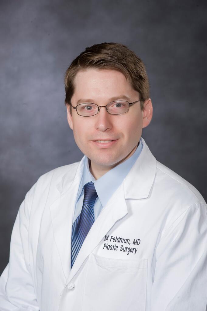 Michael Feldman, M.D., the Evans-Haynes Burn Center medical director