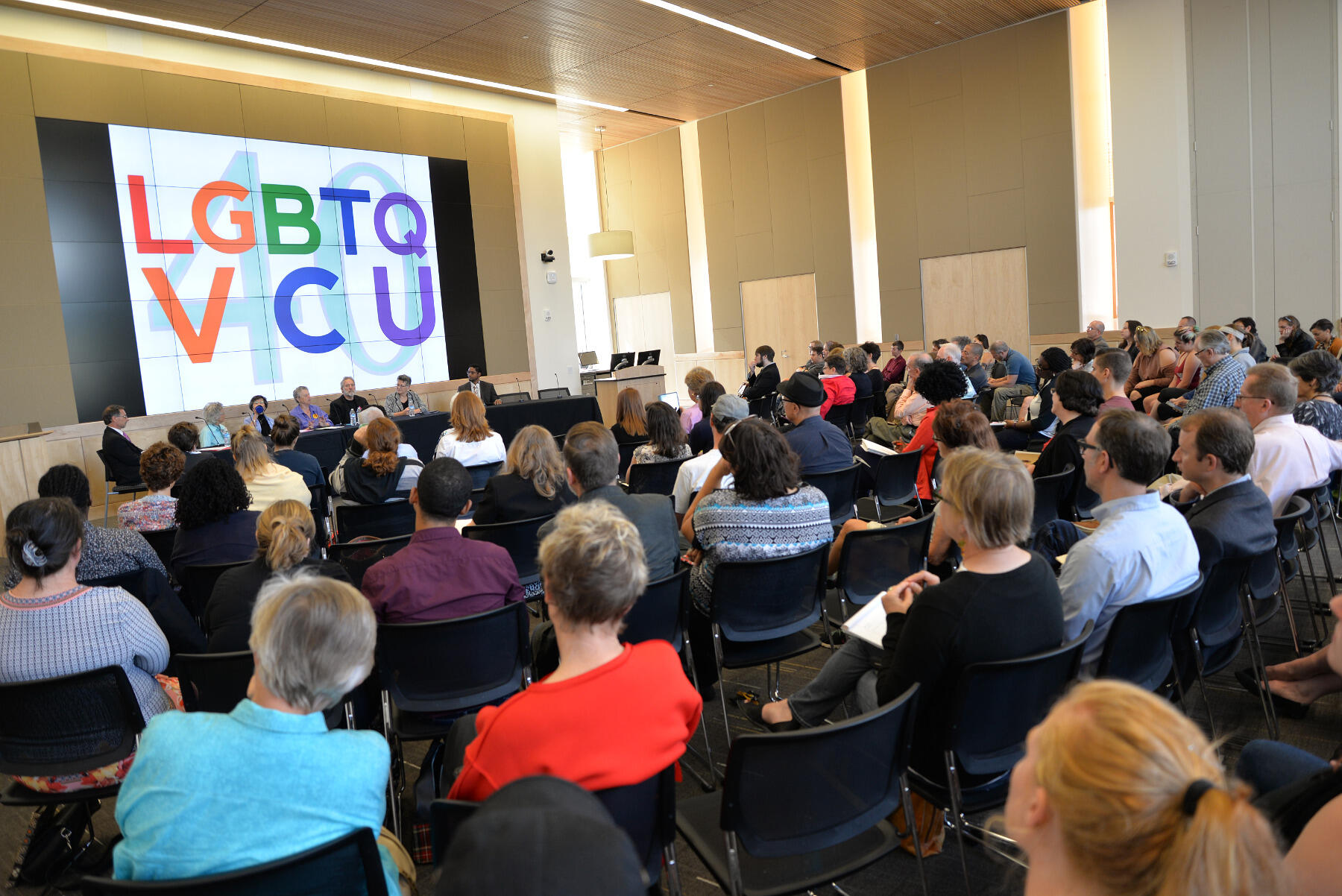 Tuesday afternoon, the VCU alumni who took part in the Gay Alliance of Students' founding and legal battle spoke at a panel discussion: "Trials and Triumphs, 1974-76: The Struggle for Recognition of VCU’s First Gay Student Group," which is part of the Humanities Research Center's fall speaker series.