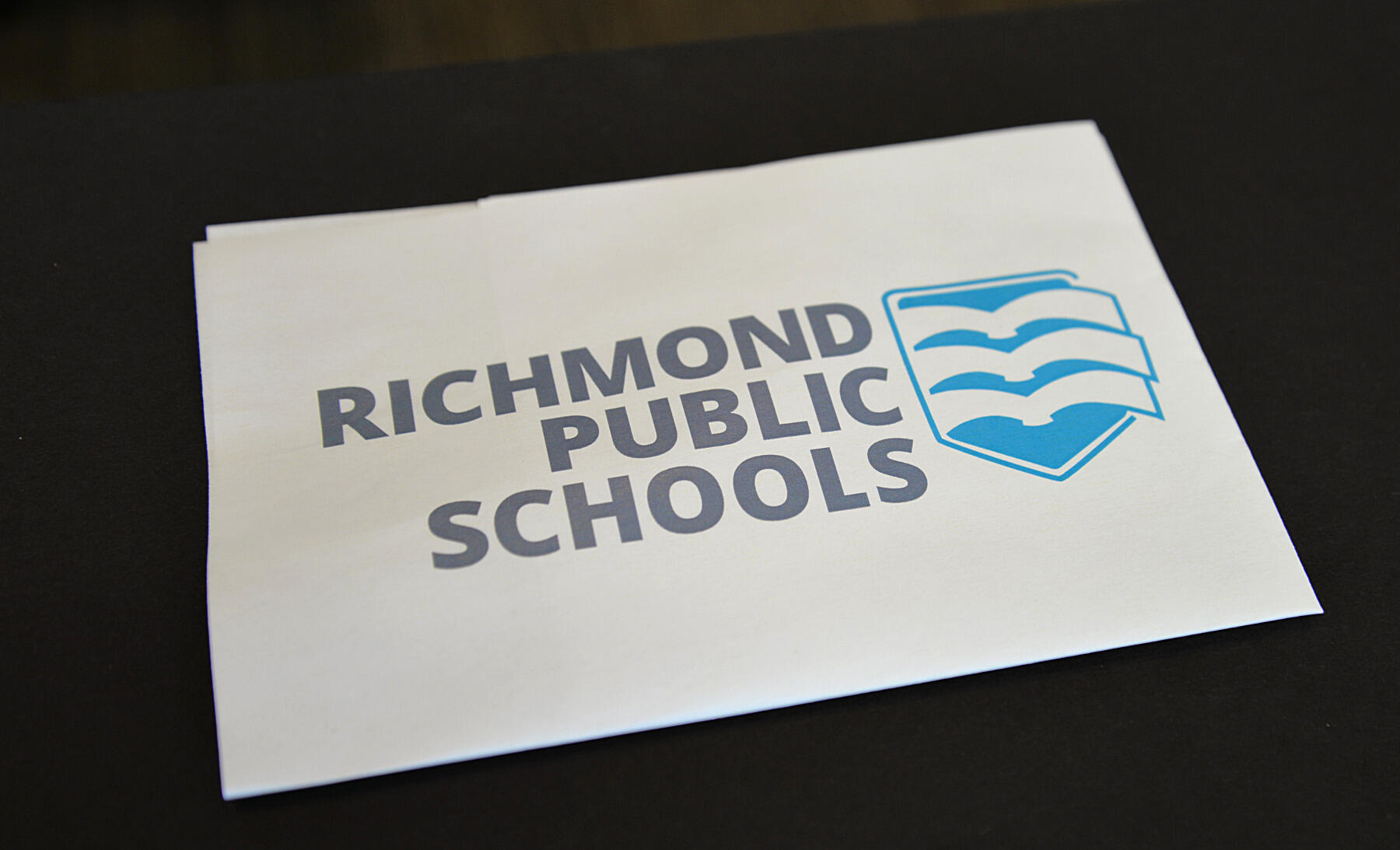 The proposed new logo for Richmond Public Schools is meant to evoke books, the James River, birds and bridges, according to designer Bridget Guckin, a senior creative advertising major.