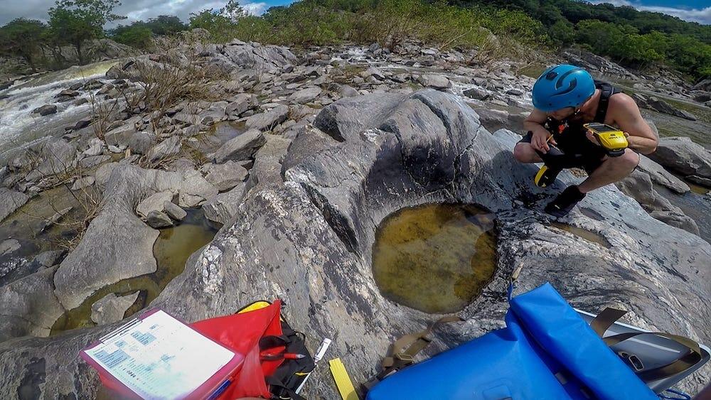 Thomas Franco, who received a degree in biology in August, was among the first graduates of the certificate program. Franco conducted research comparing biodiversity in river rock pools in the James and Potomac Rivers. (Courtesy photo)