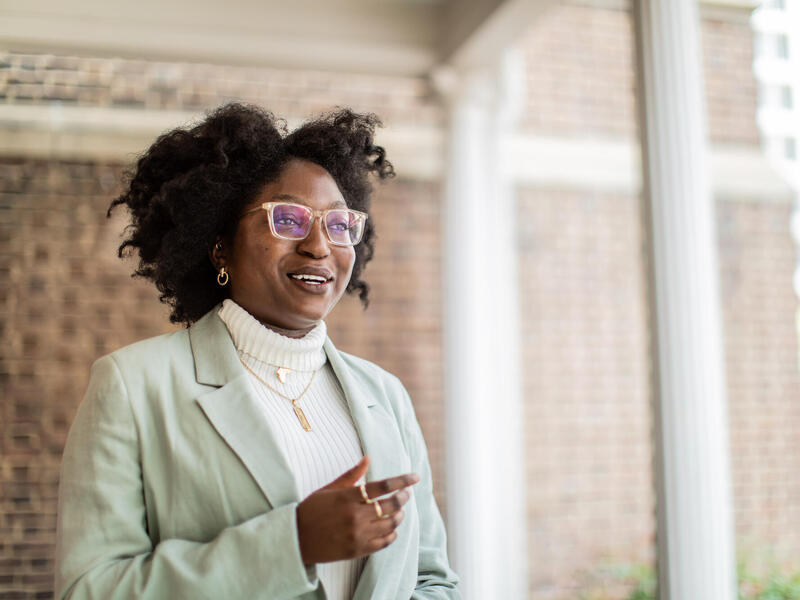 Amelie Nkodo, a second-year medical student at VCU School of Medicine.