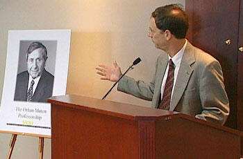 "Orhan was one of my mentors like he was for many of you in this room and when it came to being a master teacher, there is no one like him. His breadth of knowledge and passion for teaching are incredible attributes," said Sheldon Retchin, M.D., CEO of the VCU Health System and V.P. of Health Sciences.

Photos by Joe Kuttenkuler, University News Services