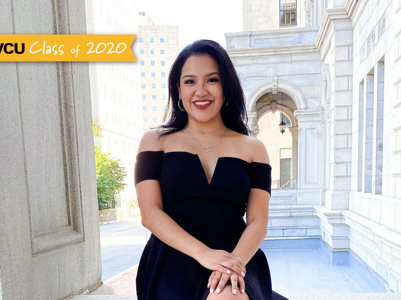After transferring to VCU from Northern Virginia Community College in 2019, Melody Guitz helped create a campus organization to help other transfer students at the university. (Tania Guitz)