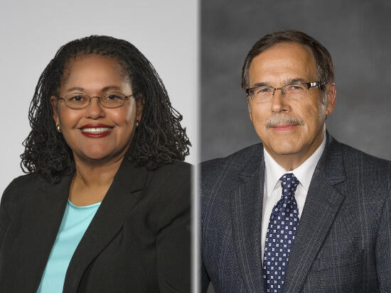 Faye Belgrave, Ph.D., left, and Albert Farrell, Ph.D.