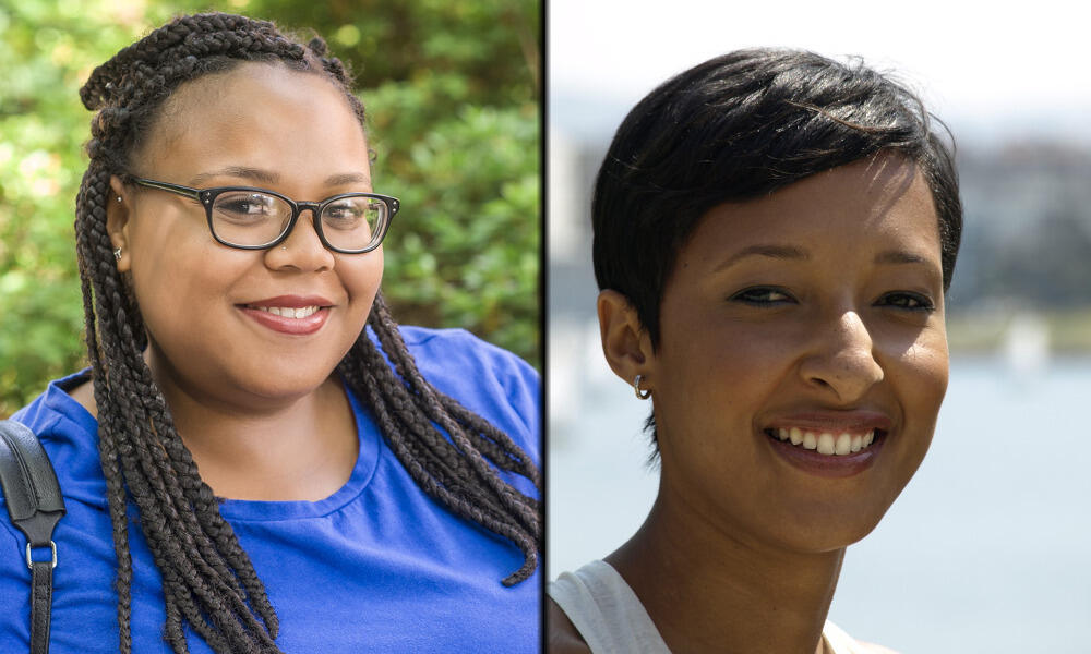 Marisha Downer, at left<br>
Brandi Summers, Ph.D., at right