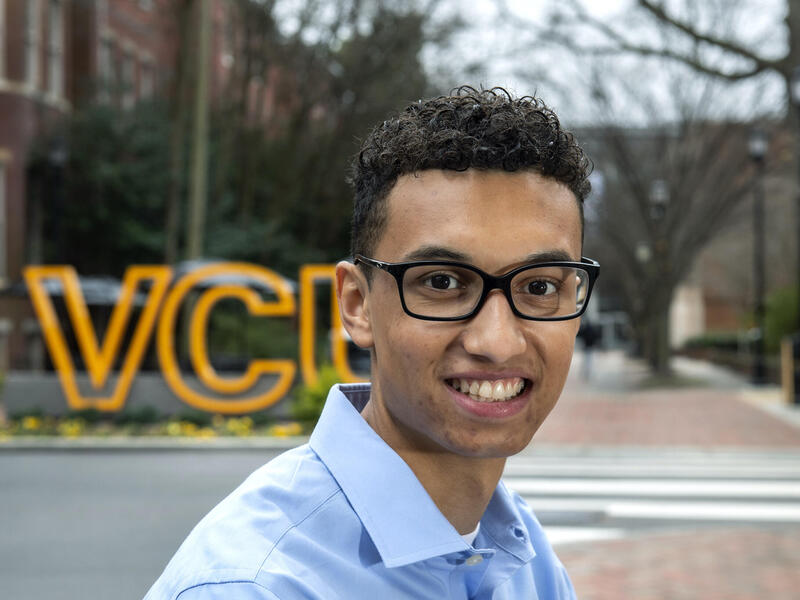 Isaiah King's path toward a career in medicine and research begins this summer when he will start a one-year research fellowship at the National Institutes of Health. (Kevin Morley, University Marketing)