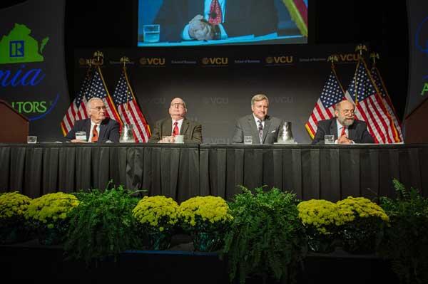 Leading industry experts delivered real estate insights at the VCU School of Business’ 22nd annual Real Estate Trends Conference on Oct. 9. Photo courtesy of Jayson Hubbard.