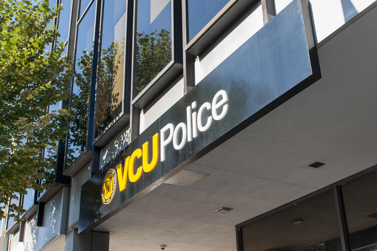 The VCU Police Department at 224 East Broad St. (Photo by Tom Kojcsich, University Relations)