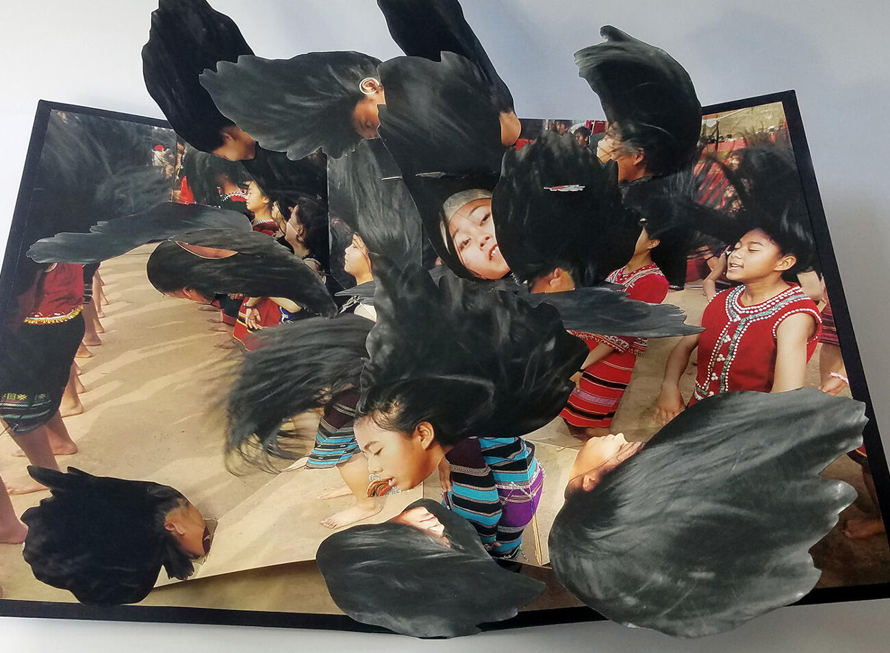 The 3,000,001st addition to VCU Libraries' collection is "Wa Hair Swinging Dance," a pop-up artist's book by Colette Fu, an alumna of the VCU School of the Arts. 