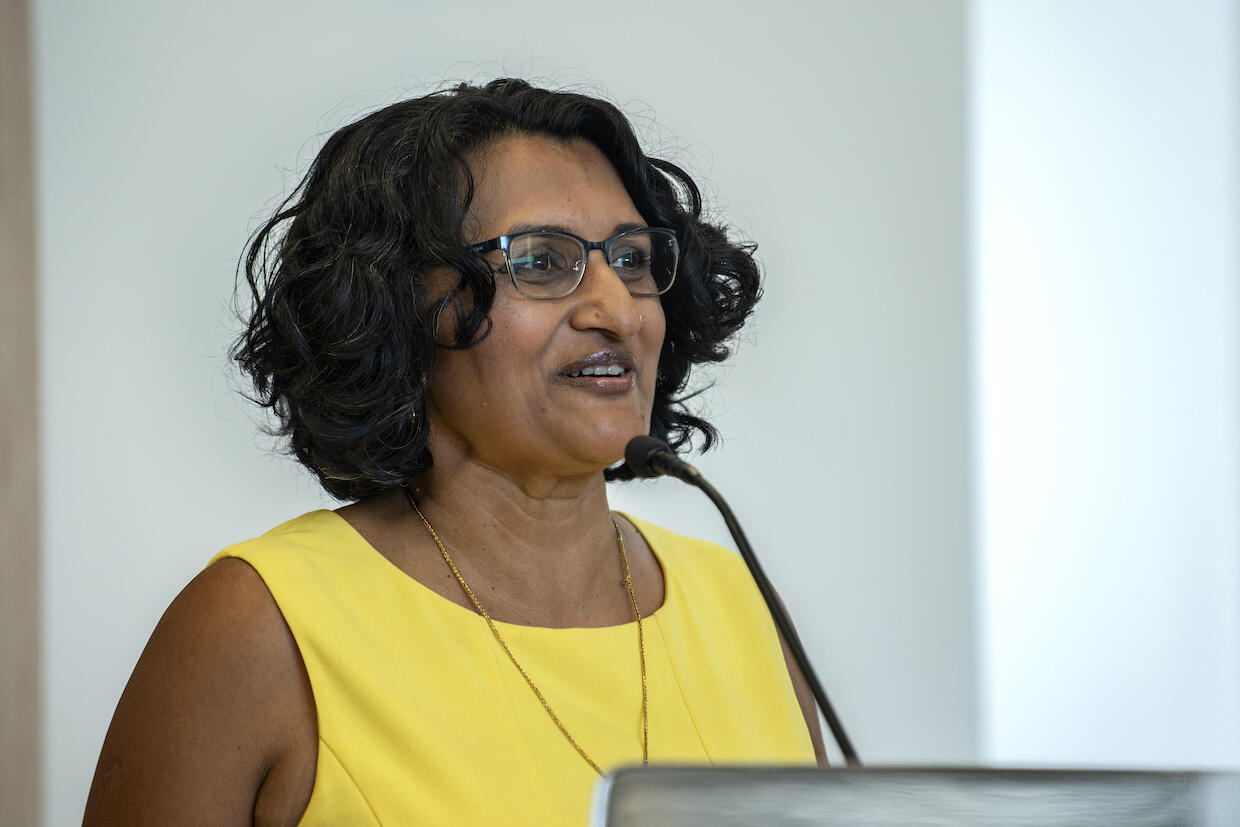 Archana Pathak, Ph.D., special assistant to the vice president of institutional equity, effectiveness and success. (Kevin Morley, University Marketing)
