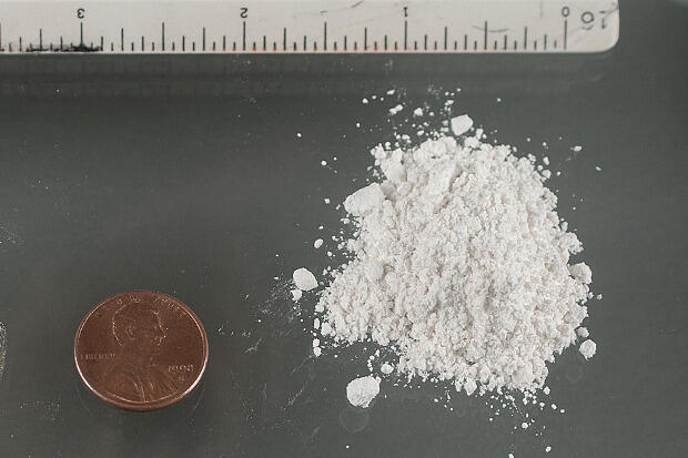 Heroin.
<br> Photo courtesy U.S. Drug Enforcement Administration