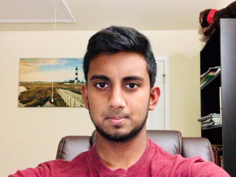 Varun Kodali is a second-year Honors College student studying biology and minoring in chemistry in the VCU College of Humanities and Sciences. (Contributed photo)