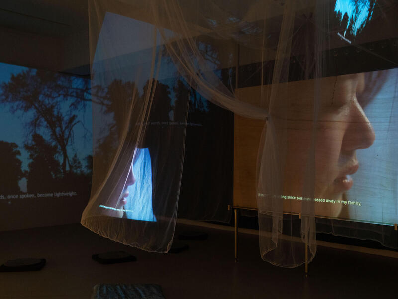 A still from Cecilia Hankyeol Kim's \"Phantom Border.\" 