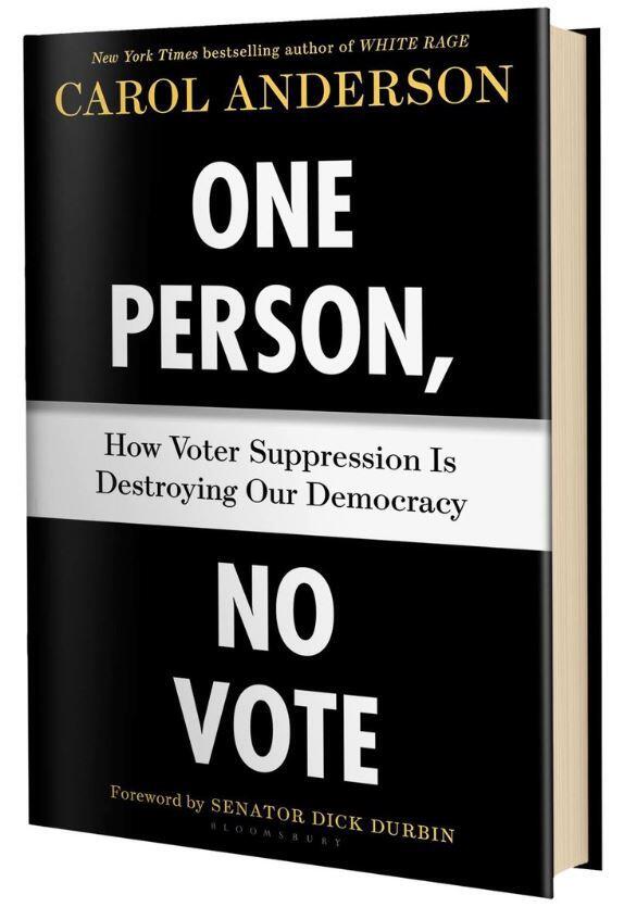 The book cover of "One Person, No Vote."