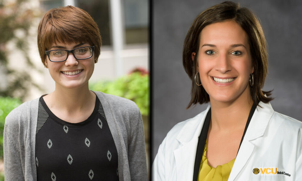Jordan Stephens, at left<br>
Ashlee Loughan, Ph.D., at right