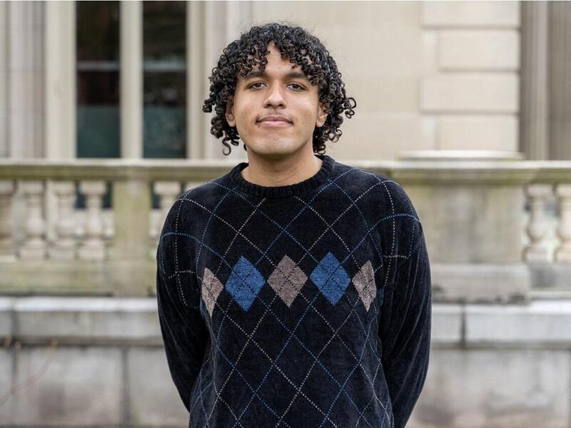 Isaiah Mamo, a rising Honors College junior majoring in political science, is taking part in the Honors Summer Undergraduate Research Program focused on reshaping the way people become informed about HIV. (Contributed photo)