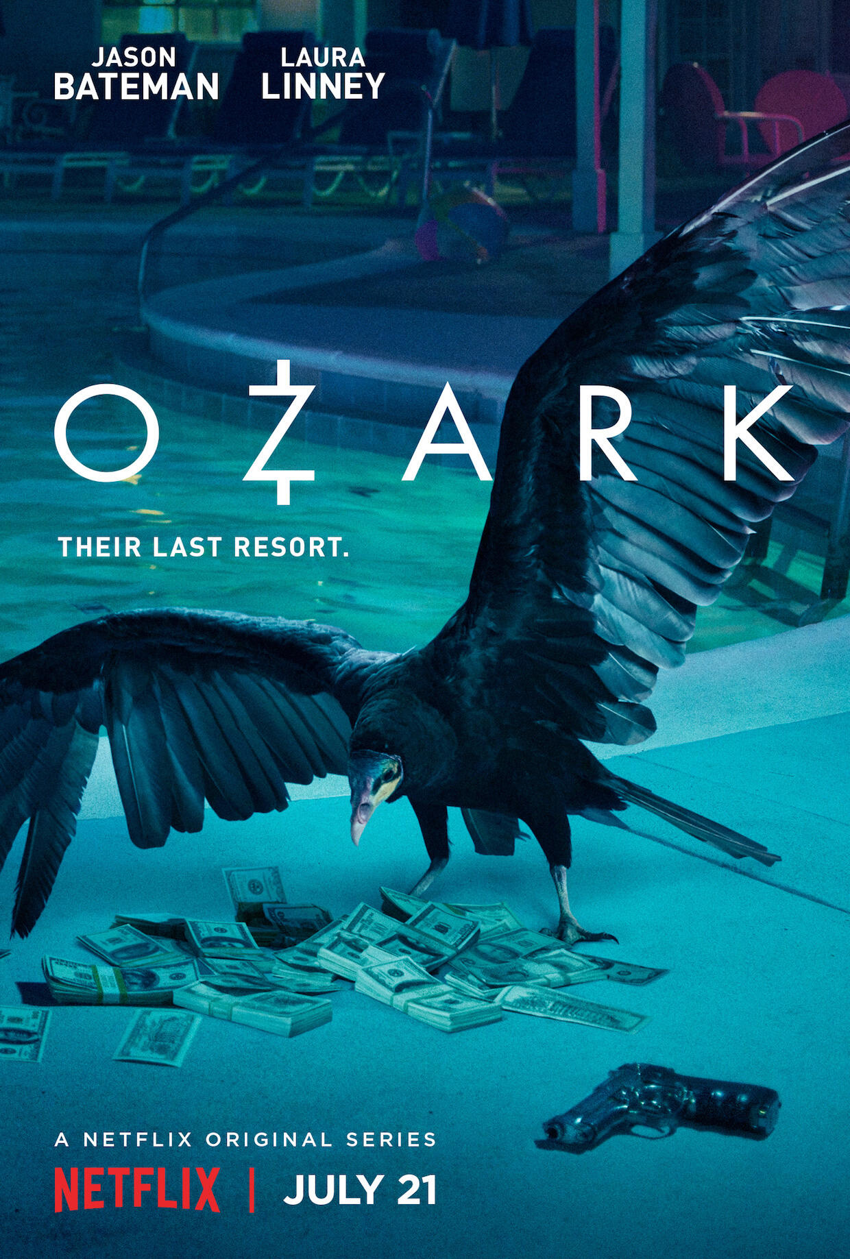 "Ozark," starring Jason Bateman, Laura Linney and Jason Butler Harner, premieres this week. (Photo courtesy of Netflix)