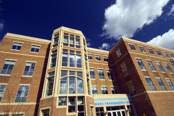VCU’s School of Nursing Education building.

Photo by Allen Jones, VCU Creative Services