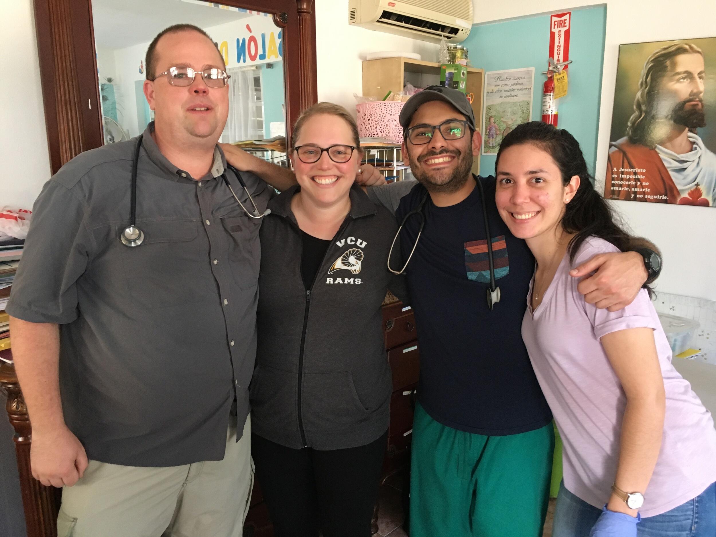 An interdisciplinary team including medical school faculty and students traveled to Puerto Rico to assist with Hurricane Maria relief efforts. (Courtesy photo)