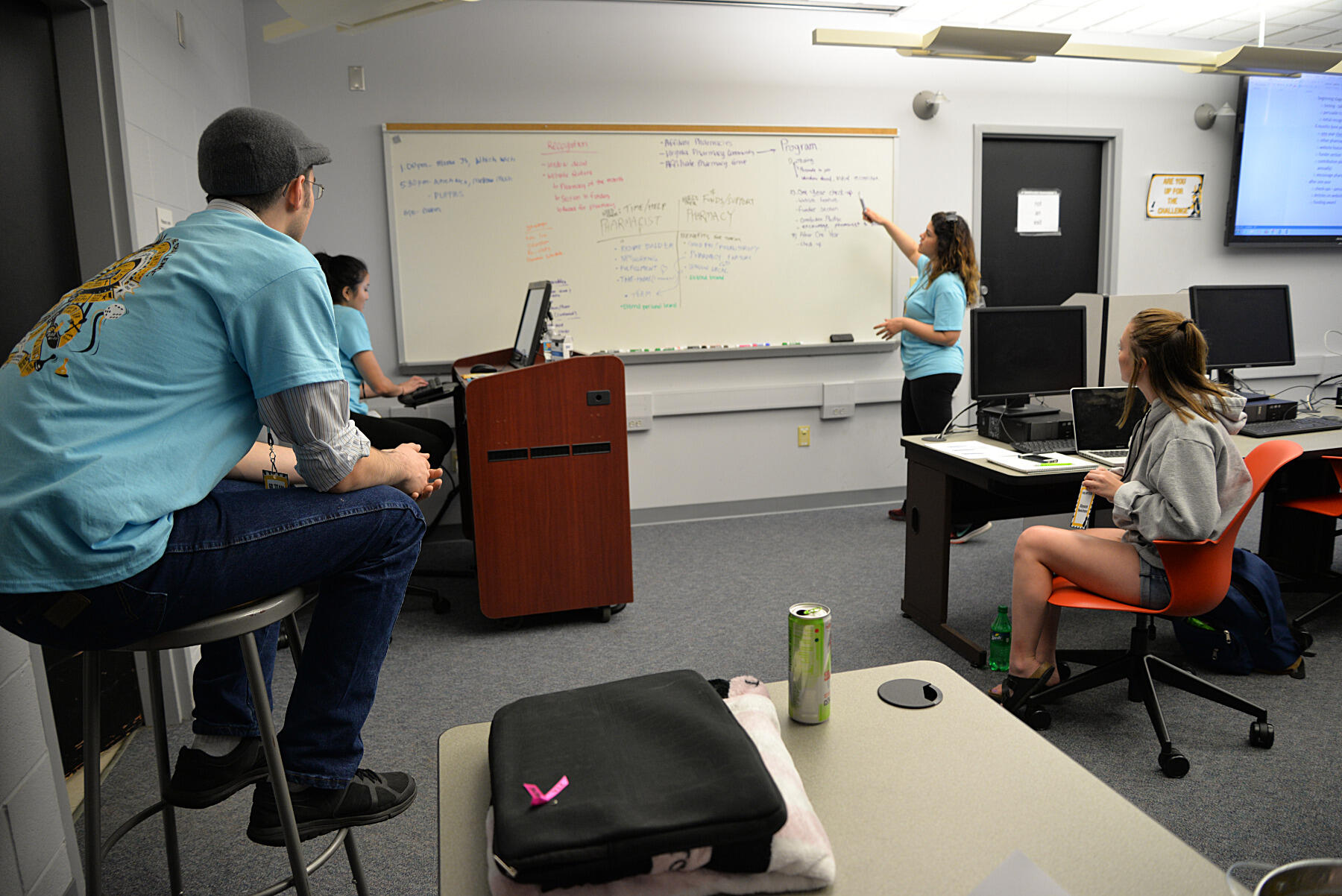 On Thursday, a team of VCU students working on behalf of the nonprofit RxPartnership brainstormed ideas to develop new marketing material for the organization.