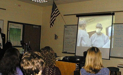 Dr. Ronald Merrell encouraged students to come take his place in the operating room after he retires.

Photos by Joe Kuttenkuler, University News Services and Brett Harnett, NASA Research Partnership Center at VCU