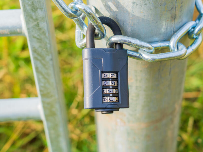 A combination lock is a tool for prevention of theft of personal items.