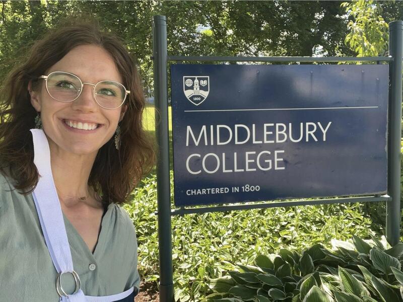 Madeline Doane, who graduated from VCU in May 2020, is in the midst of a Spanish immersion program at Middlebury Language Schools in Middlebury, Vermont. (Contributed photo)