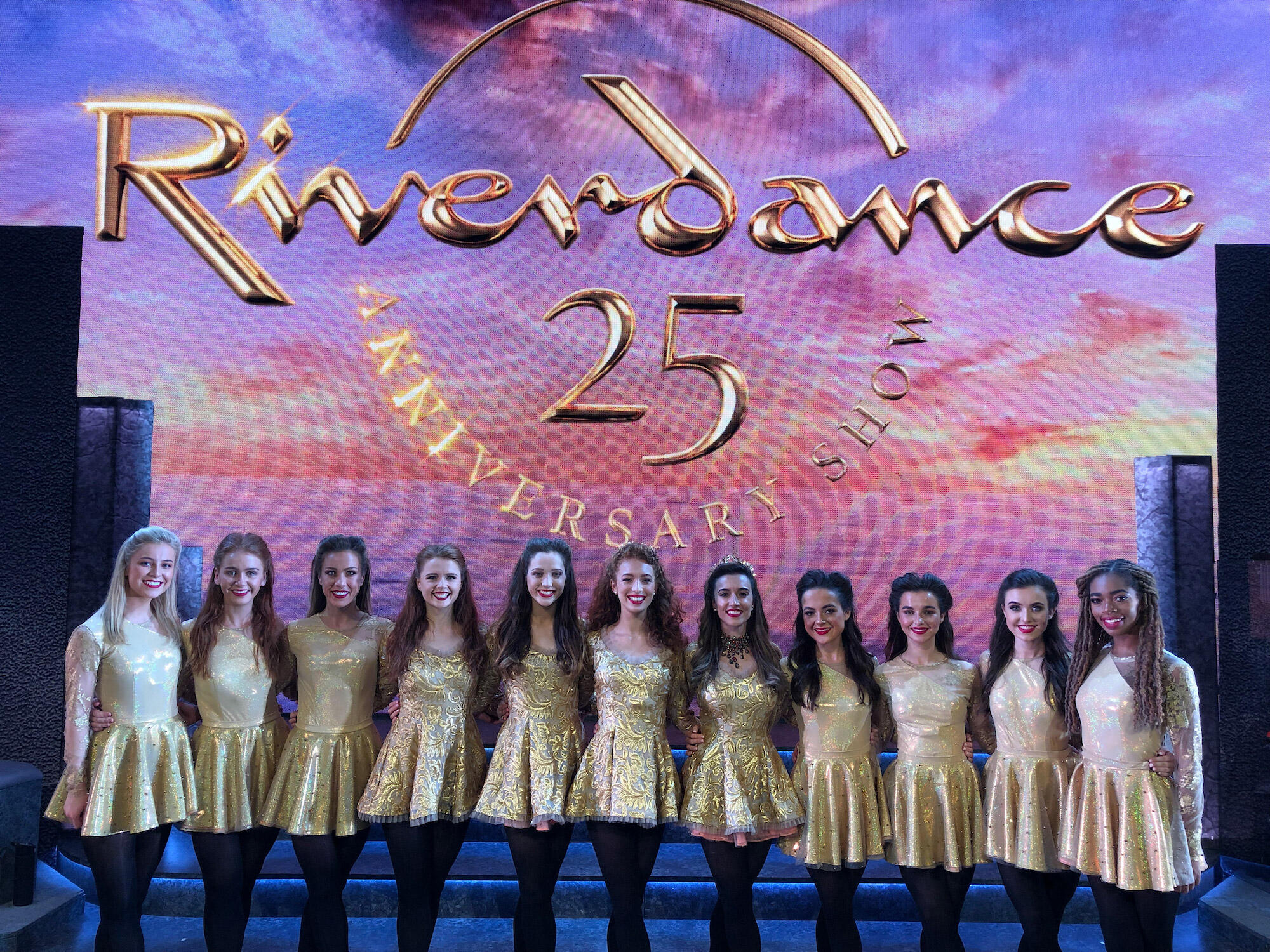 the female cast of Riverdance