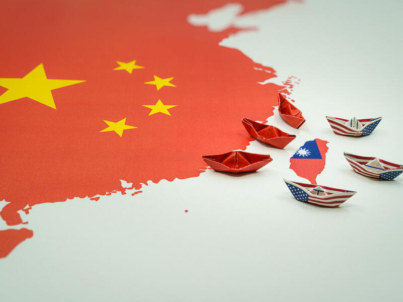 Growing tensions between China and the U.S. over Taiwan reflect "the possible reshaping of the international system," according to William Newmann, Ph.D., an associate professor of political science at VCU. (Getty Images)