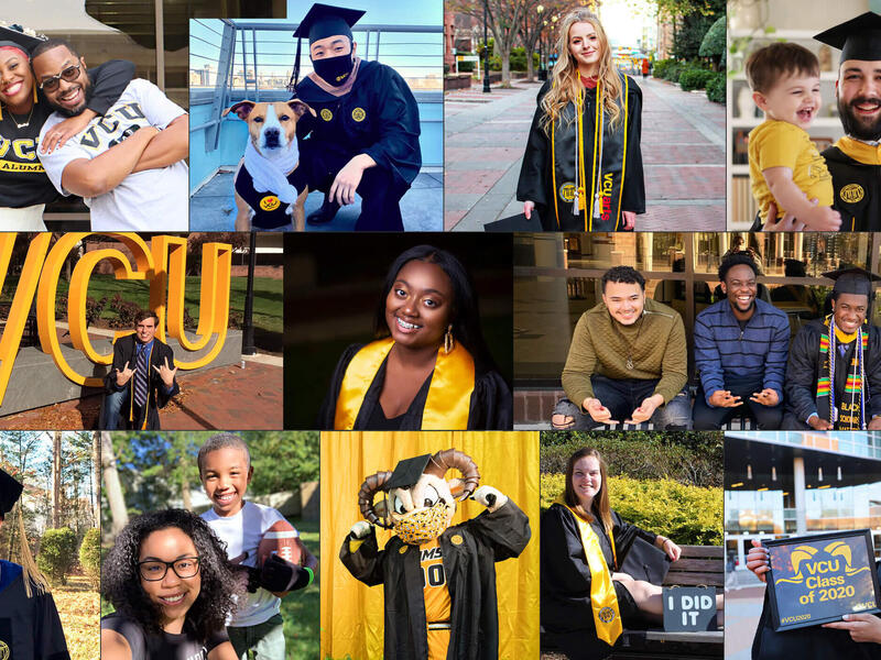 VCU's virtual commencement Saturday will begin at 9 a.m. with a Zoom pre-party for students and a countdown to the main program, which will begin at 10 a.m.