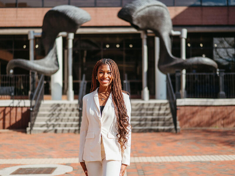 Saniya Phillips founded the student group, Leadership for Women of Color, among many other efforts during her undergraduate experience at VCU. (Contributed photo)